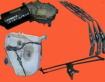 Трапеция дворников моторчики бачки