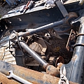 На разборку поступили остатки от MAN TGA 2003 рама подвеска  задний мост