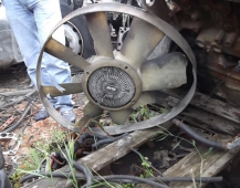 6095 Термомуфта 0002008222 8 лопастей 3 болта Mercedes OM501 Мерседес без крыльчатки