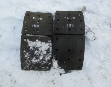0697 колодки передние 150 мм VOLVO FL10