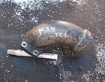 25199 8615 патрубок водяной силумин 51063023281 MAN 4-Serie TGA ман