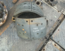 9266 Колодка тормозная 81502016218 220mm чугун MAN ман