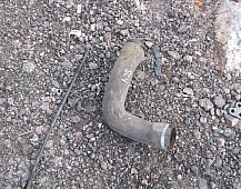 6541 Патрубок радиатора нижний 1377231 Scania 4 Скания