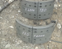 9206 колодка тормозная передняя барабанные тормоза 81502007227  MAN F2000