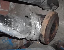 4091 карданный вал длина 1740 диам.57 с подвесным подшипником SCANIA Скания