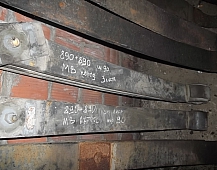 4438 рессора 3 листа  890-890 Mercedes Aktros Мерседес