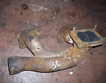 3710 Коллектор выпускной к турбине передняя часть 293853  340352 Scania Скания