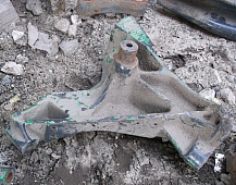 8015 кронштейн переднего бампера левый нижний 1404478 Scania 4-Serie скания