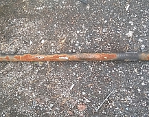 6704 полуось правая с блокировкой под бортовую 1100 мм 40 шлицов MERCEDES MAN 81355020167