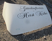 24736 Спойлер верхний MAN F2000 ман