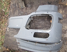 25015  Бампер левая часть 9438800070 9438850325 9438850036 Кронштейн переднего бампера левый Mercedes Actros мерседес