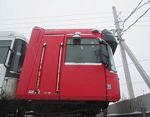 25527 Кабина RENAULT MAGNUM DXI12 рено магнум 440  2007 красная механика
