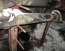 25575 кардан карданный вал даф ман ивеко рено вольво длина 1050 мм диаметр трубы 120 мм с подвесным подшипником