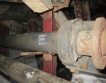 25593 кардан карданный вал даф ман ивеко рено вольво 4 болта ZF длина 1630 мм с подвесным подшипником диаметр трубы 110