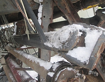 25620 кардан карданный вал длина 1200 прямая часть диаметр 110 мм кривой на обрезание