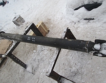 25622 кардан карданный вал даф95ати DAF95ATI длина 1980 мм диаметр 120 мм с подвесным подшипником