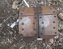 27457 Mercedes 2219L 6x2 385.528 колодка тормозная задняя 160 мм 6174232530 6174232130 6174232730 61742323306174232830 6174232430