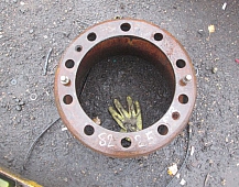 Тормозной барабан задний вольво ширина колодки 200 мм Volvo F12 рессорная