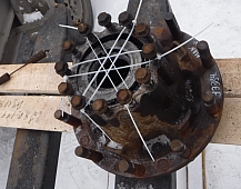 33884 Ступица задняя барабанные тормоза в сборе 81357010159 MAN 19.414 F2000 1999