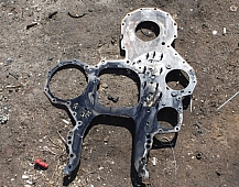 34005 Плита передней крышки  ГРМ 15003...  двигателя Фредлайнер Columbia CATERPILLAR 15 CAT 15 C15MBN