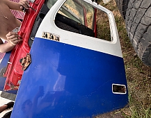 1008 Дверь левая сине-белая Вольво Volvo FH12 3980432 20360542